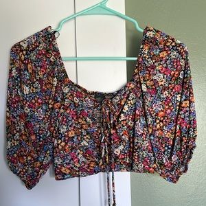 Floral Crop Top